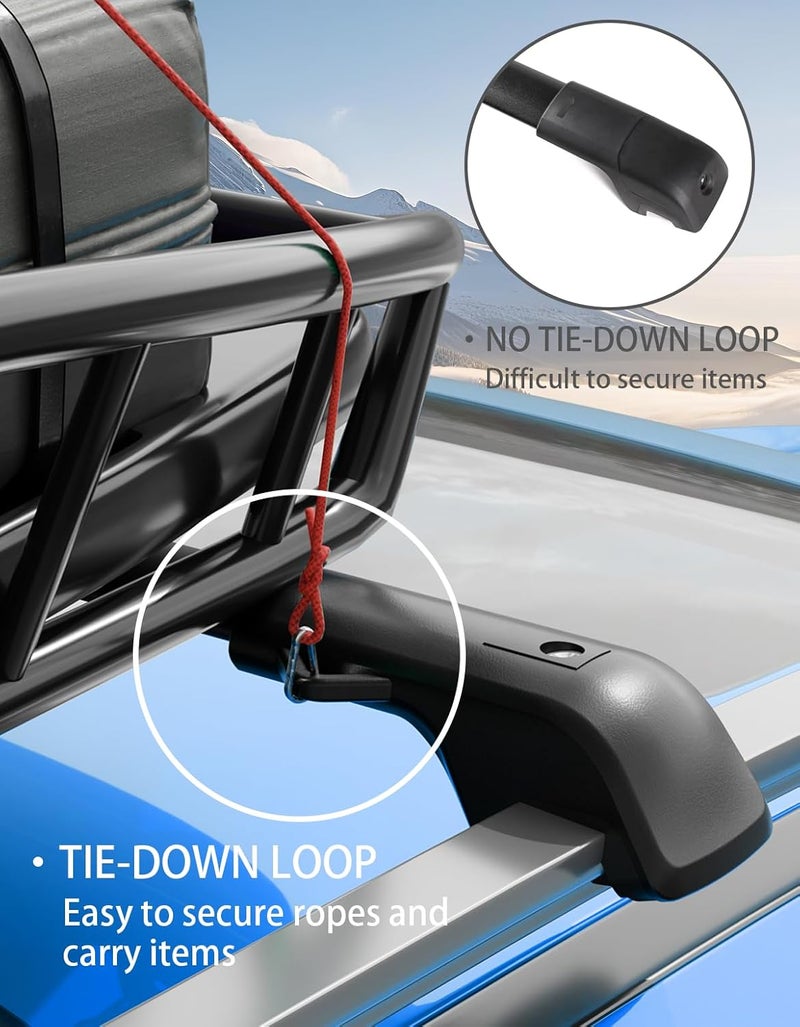 wonderdriver 300lb Lockable Roof Rack Cross Bars Compatible with Subaru Crosstrek Wilderness 2024 2025 2026 with Raised Side Rails, Heavy Duty Aluminum Lockable Roof Rails Crossbars Rooftop Luggage - Image 5